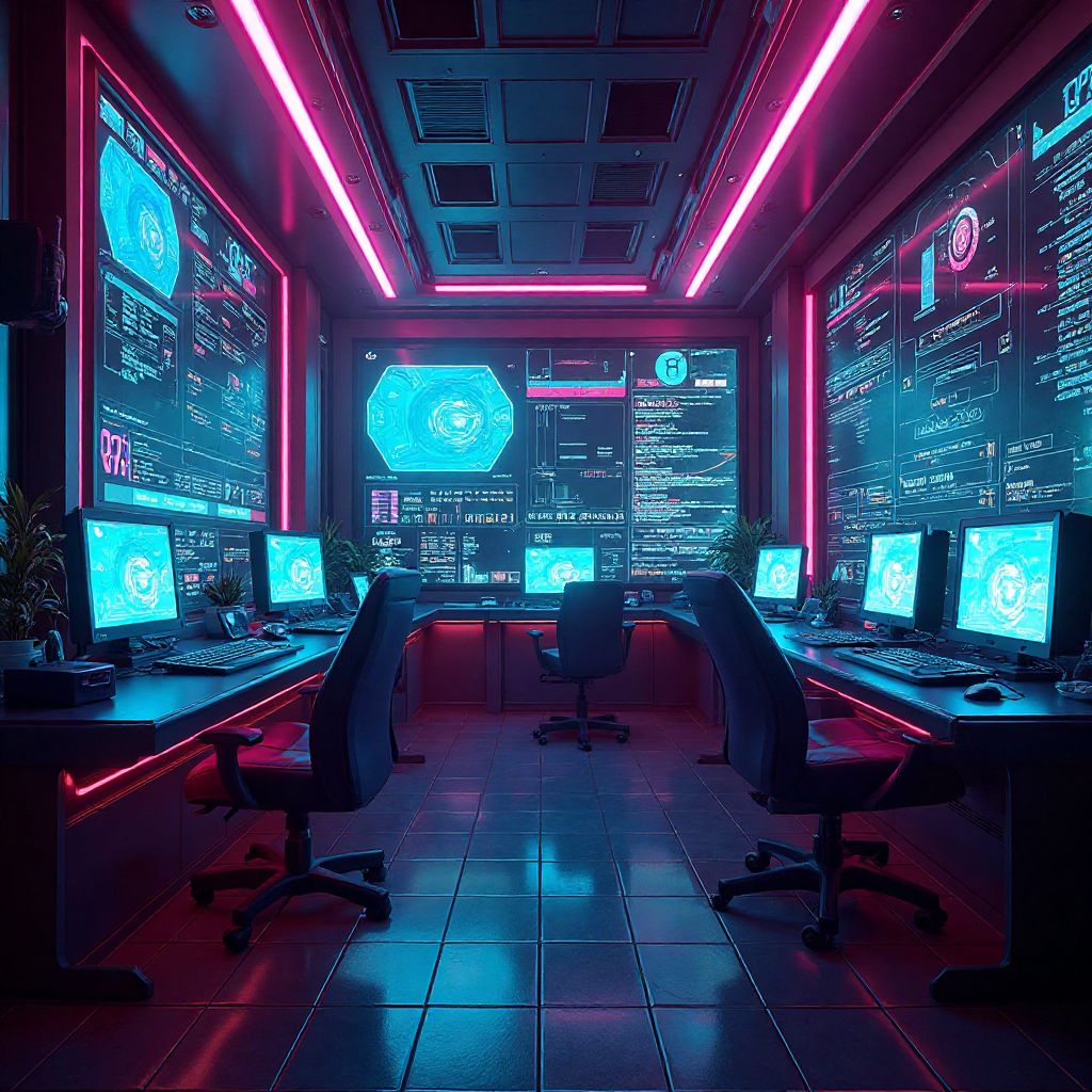 Cyberpunk Quest Room